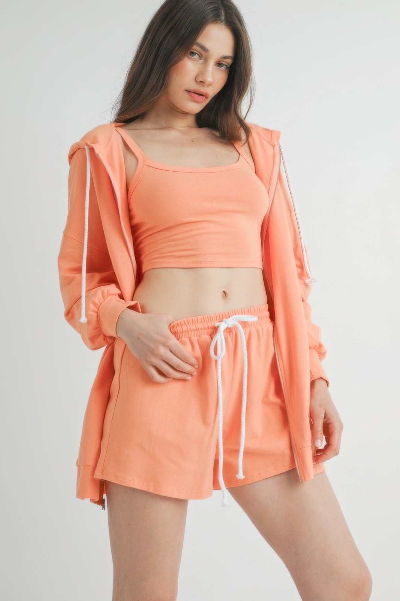 Sweater 3 Piece Set - Tangerine | by atgodanddesigns