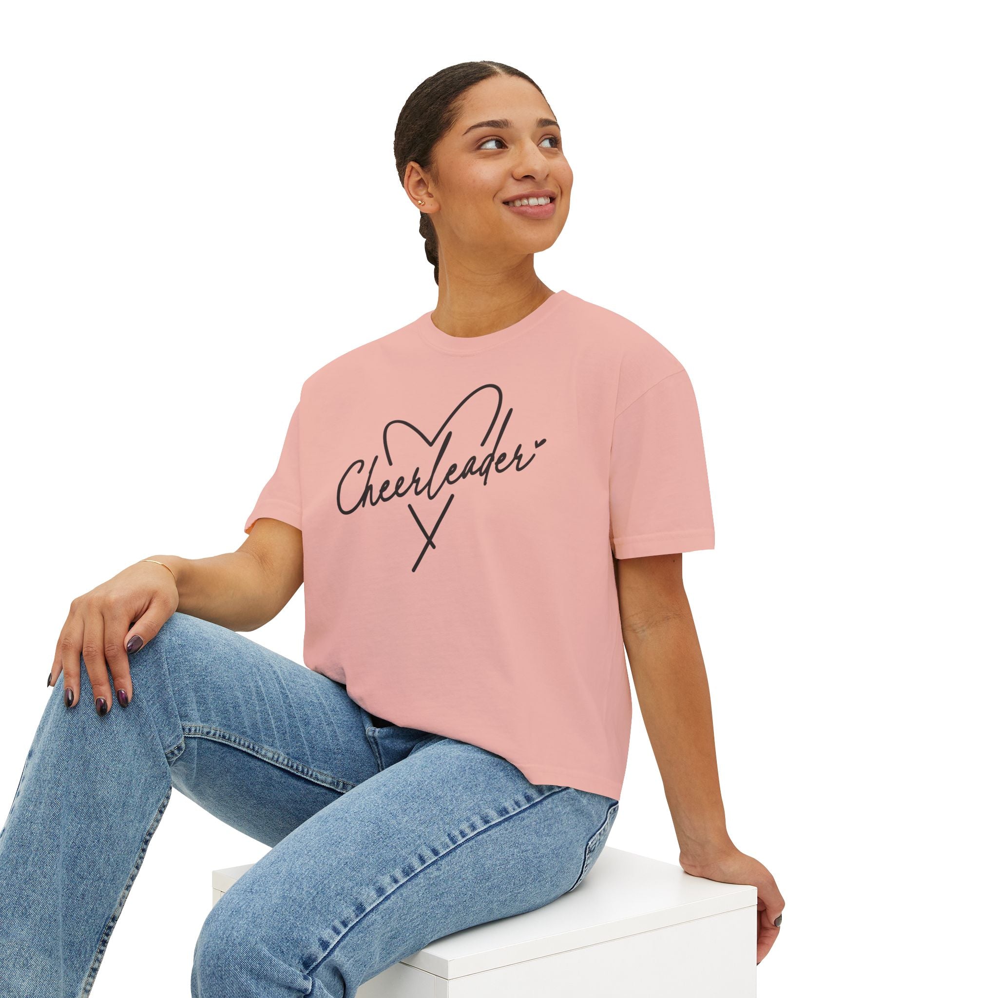 Teen Graphic Girls T-Shirt - Cheerleader | T-Shirt by atgodanddesigns