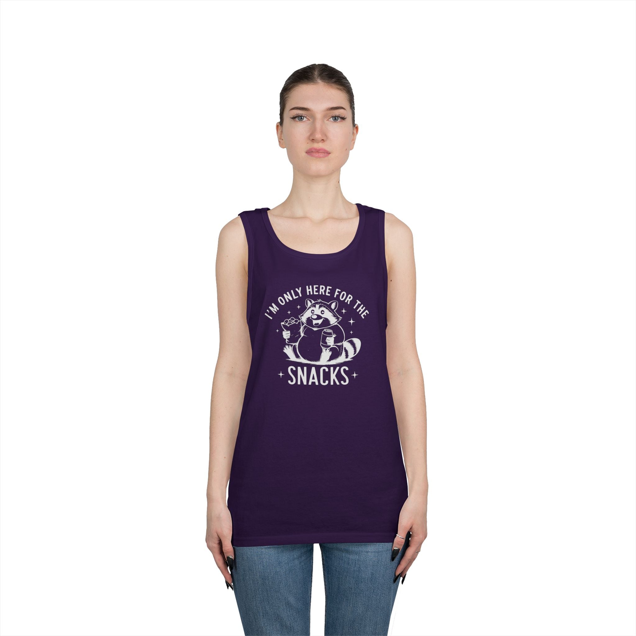 Teen Graphic Tank - I'm Only Here For The Snacks | Tank Top by atgodanddesigns