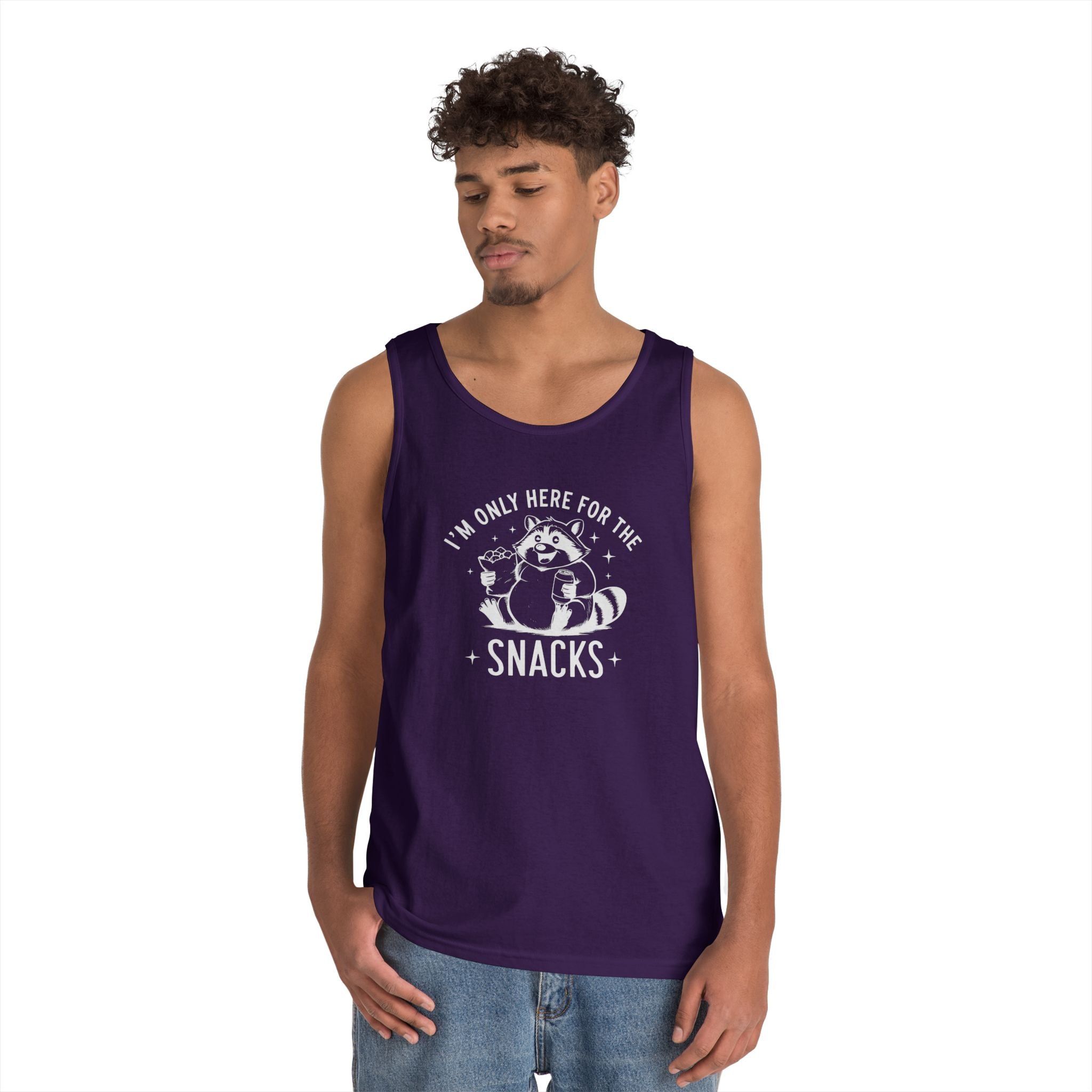 Teen Graphic Tank - I'm Only Here For The Snacks | Tank Top by atgodanddesigns