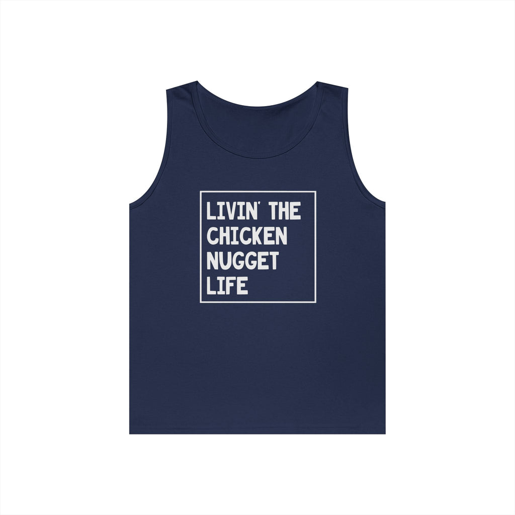 Teen Graphic Tank - Livin' The Chicken Nugget Life | Tank Top by atgodanddesigns