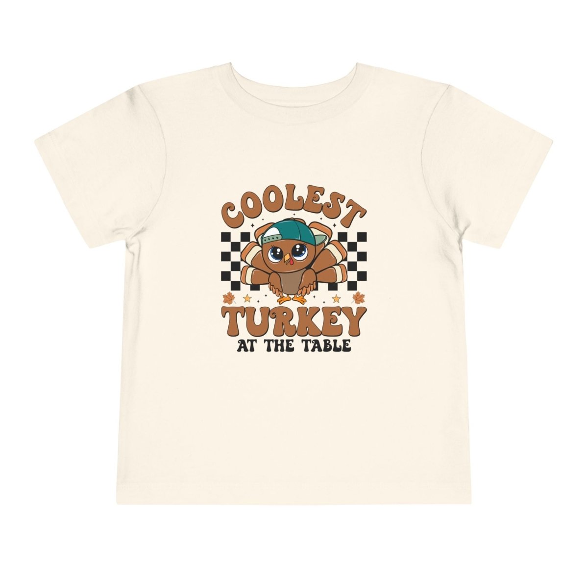 Thanksgiving Toddler Boy T-Shirt - Coolest Turkey At The Table | Kids clothes by atgodanddesigns