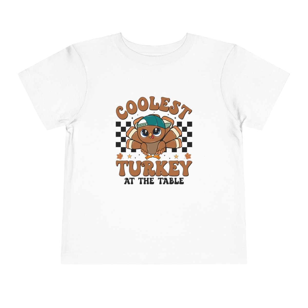 Thanksgiving Toddler Boy T-Shirt - Coolest Turkey At The Table | Kids clothes by atgodanddesigns