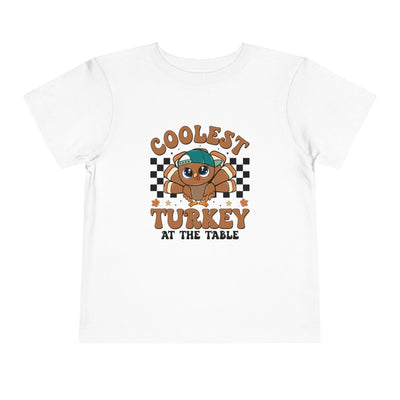 Thanksgiving Toddler Boy T-Shirt - Coolest Turkey At The Table | Kids clothes by atgodanddesigns