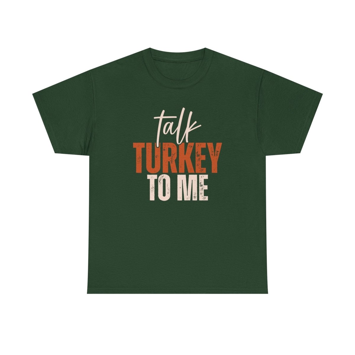 Thanksgiving Unisex Adult & Teen T-Shirt - Talk Turkey To Me | T-Shirt by atgodanddesigns