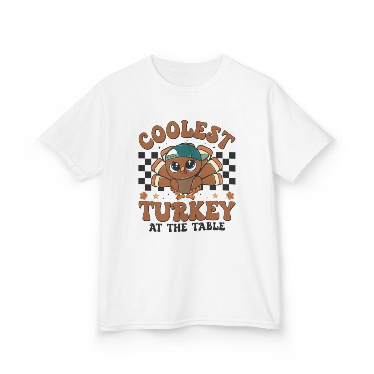 Thanksgiving Youth Boys T-Shirt - Coolest Turkey At The Table | Kids clothes by atgodanddesigns