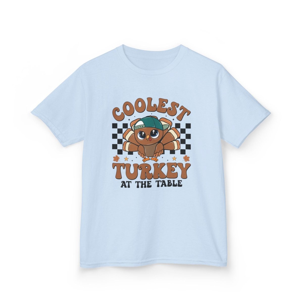 Thanksgiving Youth Boys T-Shirt - Coolest Turkey At The Table | Kids clothes by atgodanddesigns