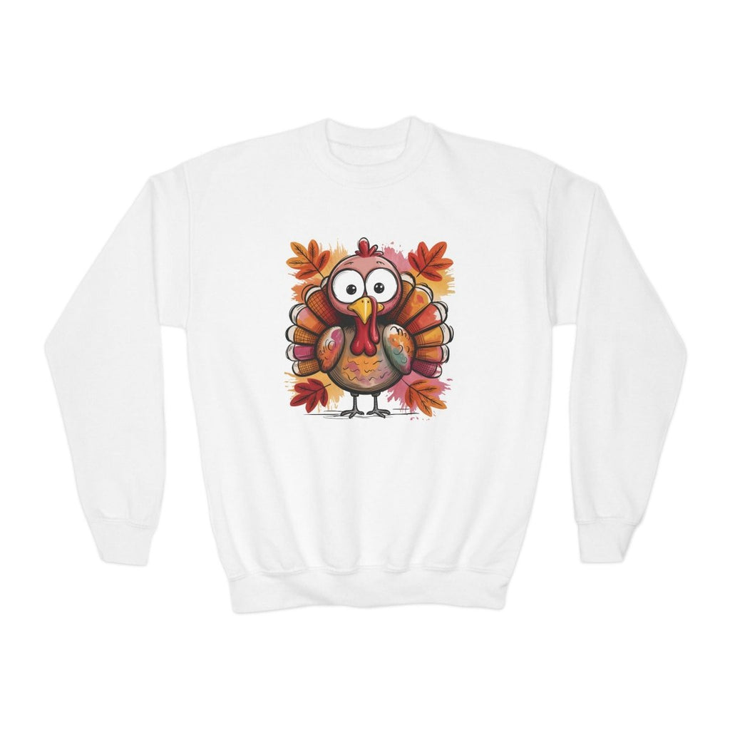 Thanksgiving Youth Sweatshirt - Turkey | Kids clothes by atgodanddesigns