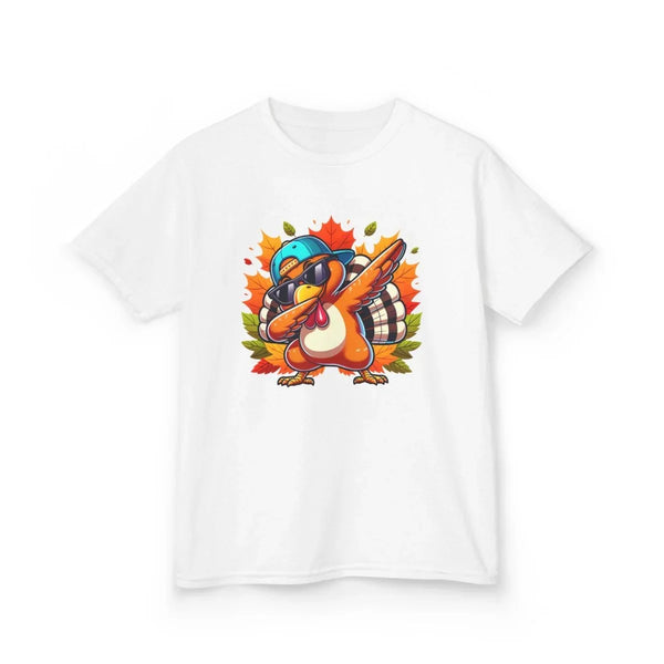 Thanksgiving Youth T-Shirt - Dabbing Turkey | Kids clothes by atgodanddesigns