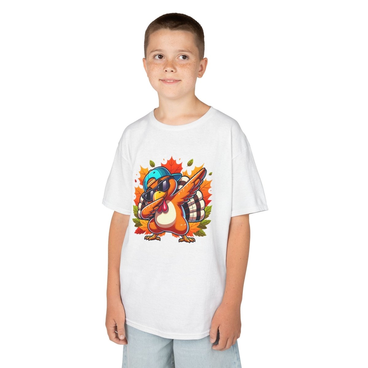 Thanksgiving Youth T-Shirt - Dabbing Turkey | Kids clothes by atgodanddesigns
