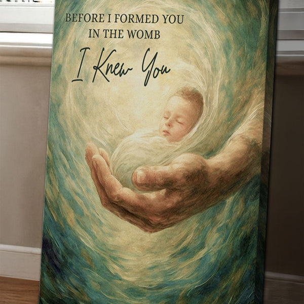 The Unborn Faith Wall Sign | Canvas by atgodanddesigns