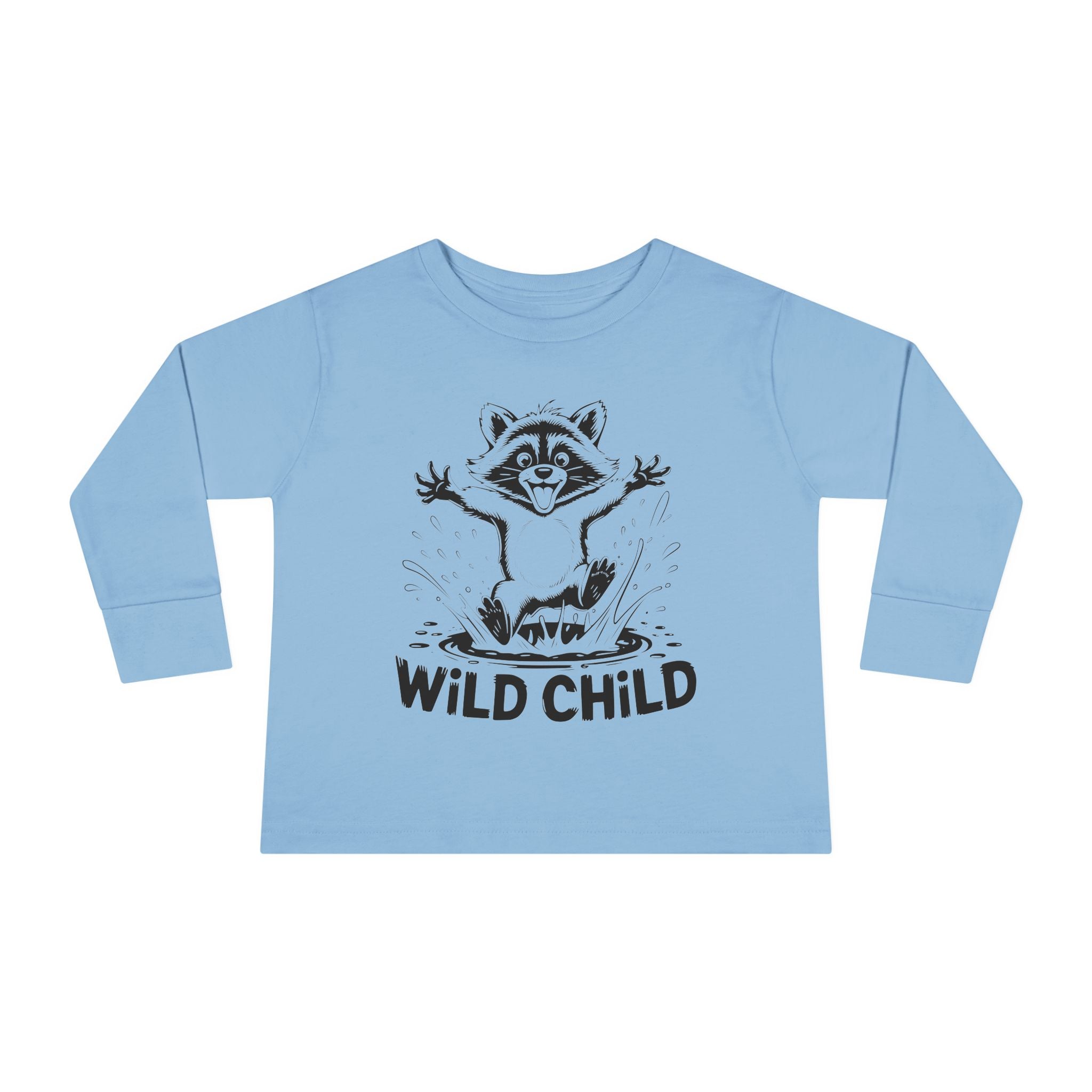Toddler Graphic Long Sleeve T-Shirt - Wild Child | Kids clothes by atgodanddesigns