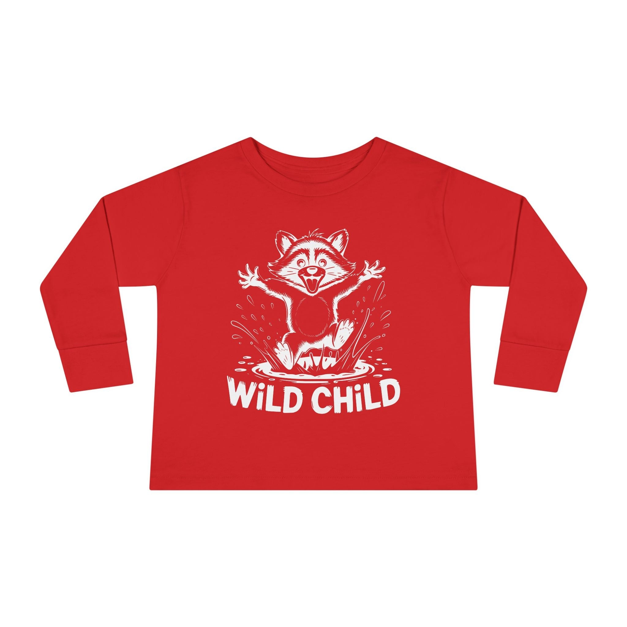 Toddler Graphic Long Sleeve T-Shirt - Wild Child | Kids clothes by atgodanddesigns