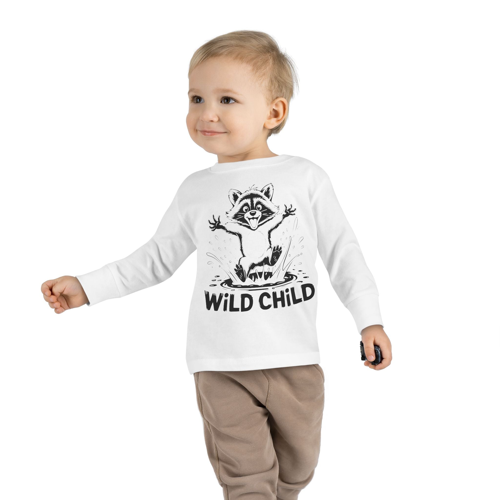 Toddler Graphic Long Sleeve T-Shirt - Wild Child | Kids clothes by atgodanddesigns