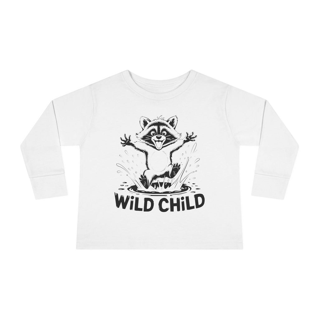 Toddler Graphic Long Sleeve T-Shirt - Wild Child | Kids clothes by atgodanddesigns