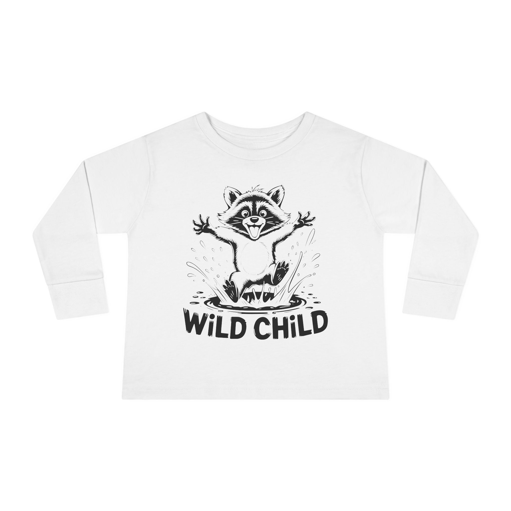 Toddler Graphic Long Sleeve T-Shirt - Wild Child | Kids clothes by atgodanddesigns