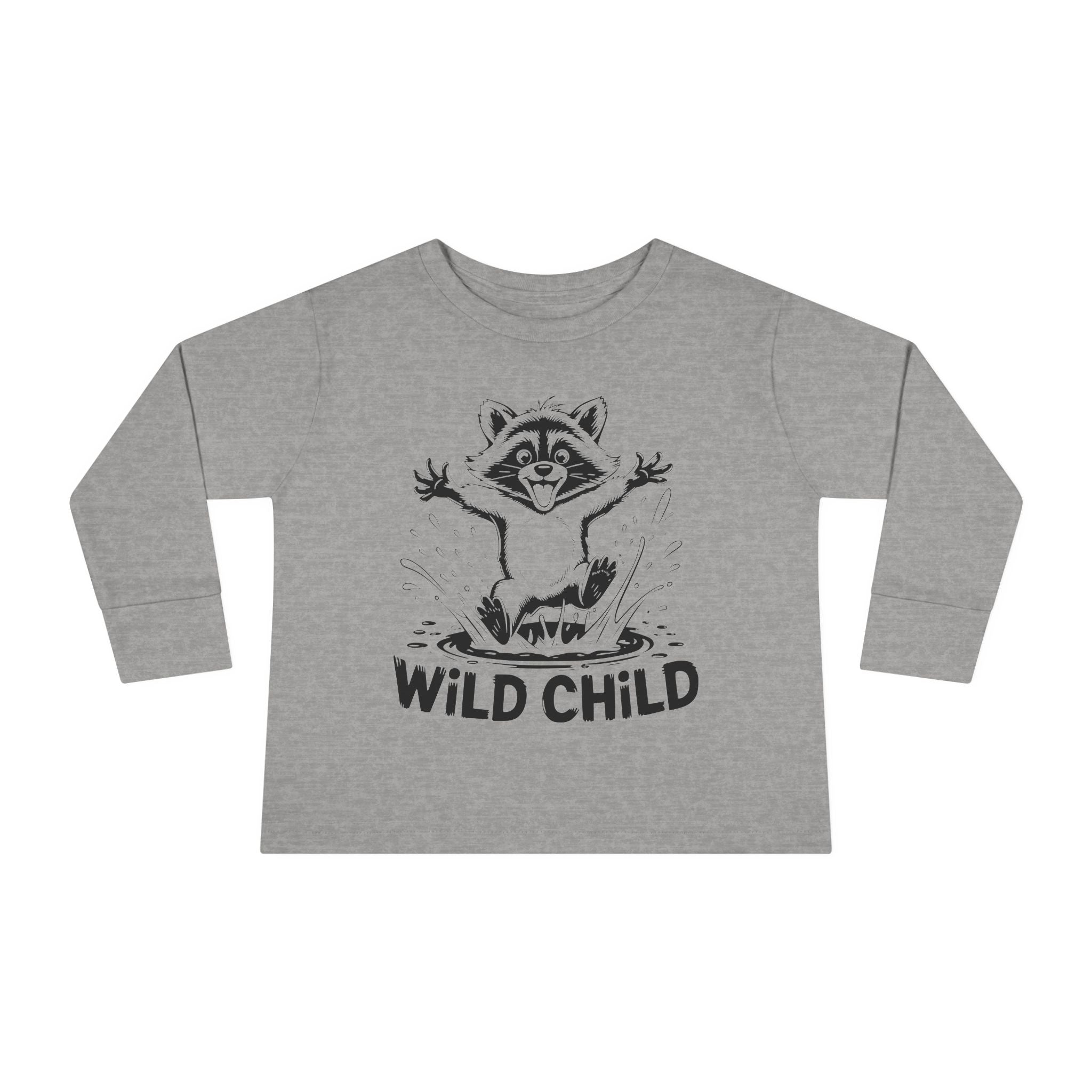 Toddler Graphic Long Sleeve T-Shirt - Wild Child | Kids clothes by atgodanddesigns