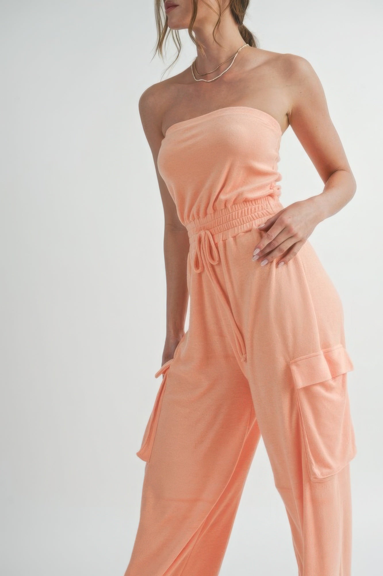 Tube Top Jumpsuit Romper | by atgodanddesigns