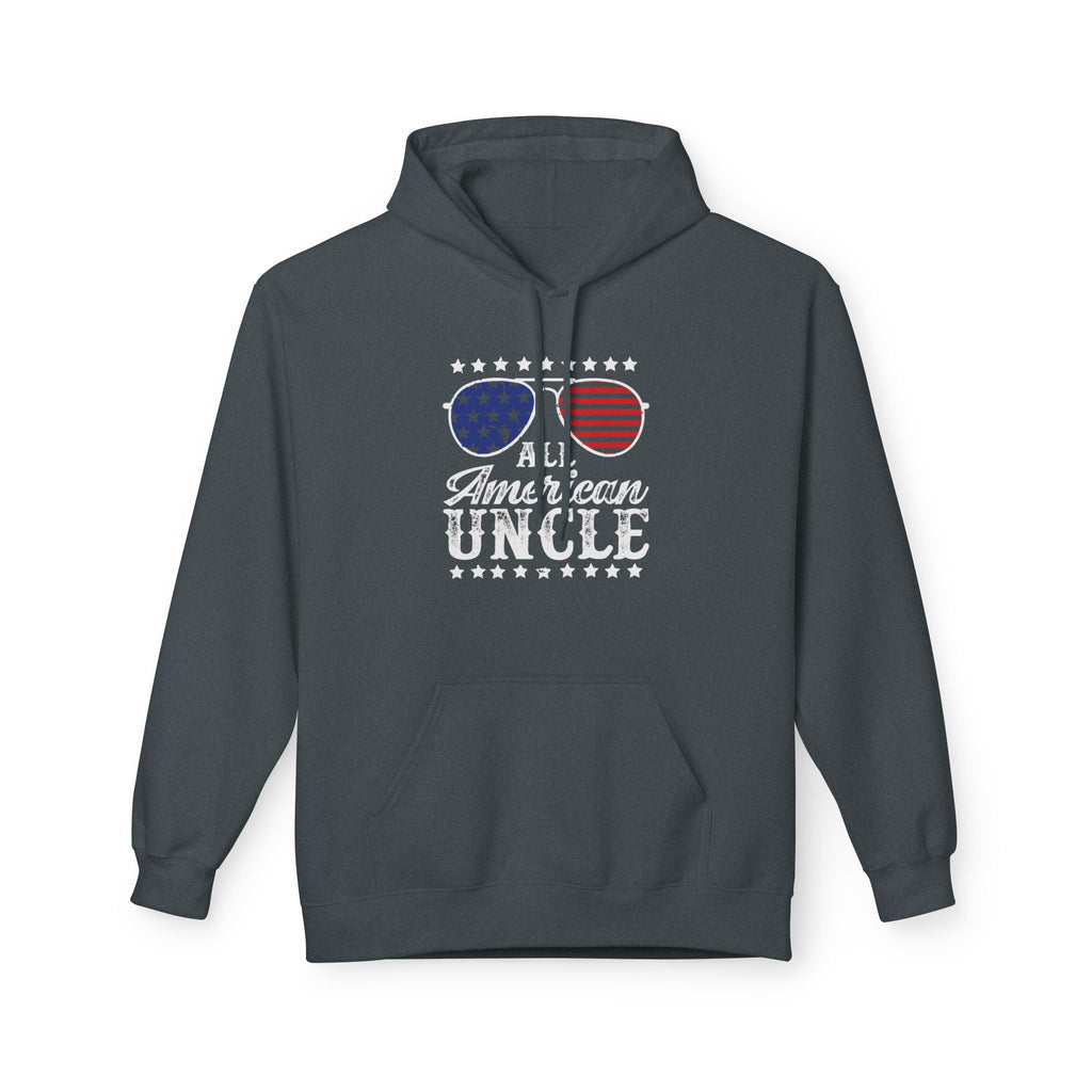 Uncle Fleece Hoodie - All American Uncle | Hoodie by atgodanddesigns