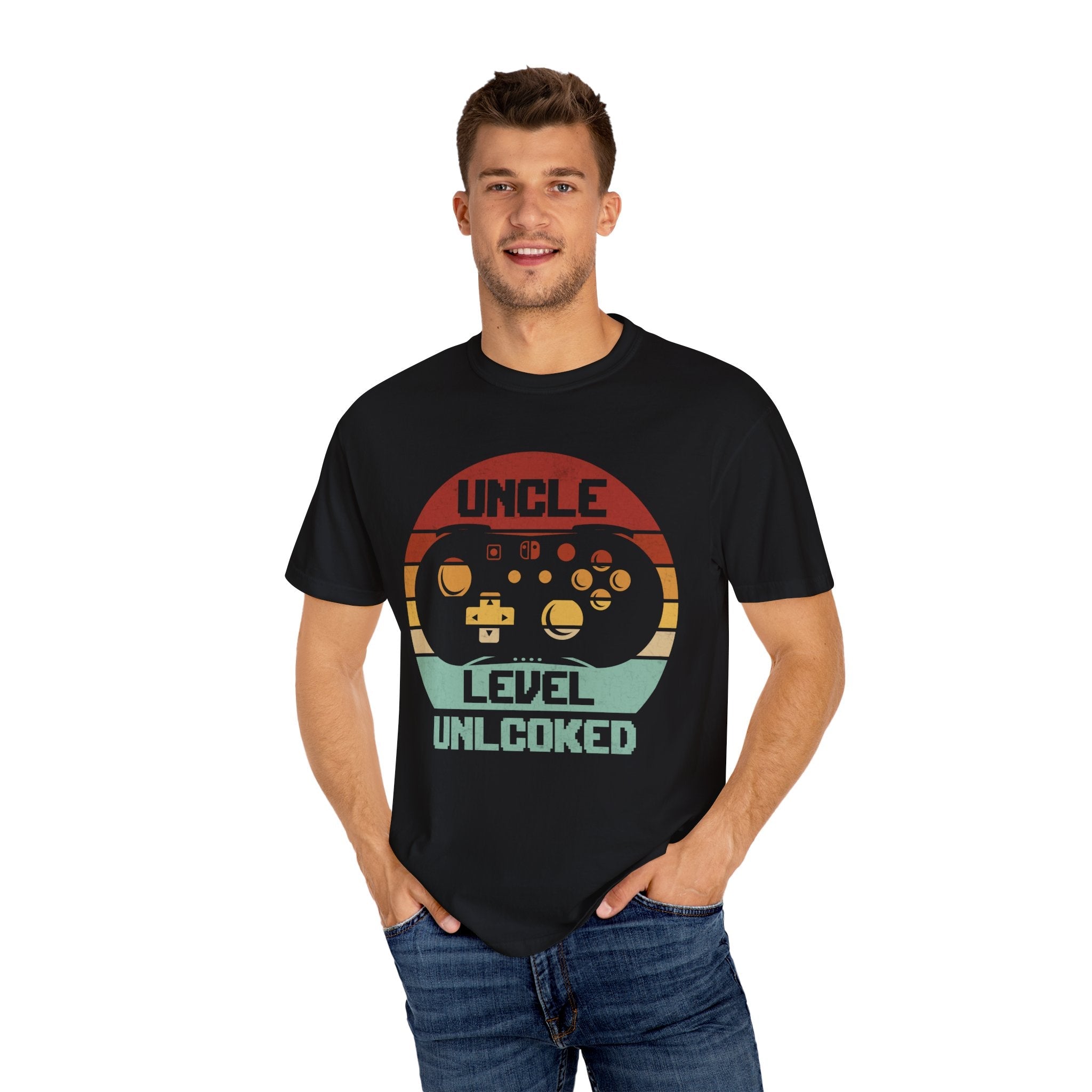 Uncle Graphics T-Shirt - Uncle Level Unlocked | T-Shirt by atgodanddesigns