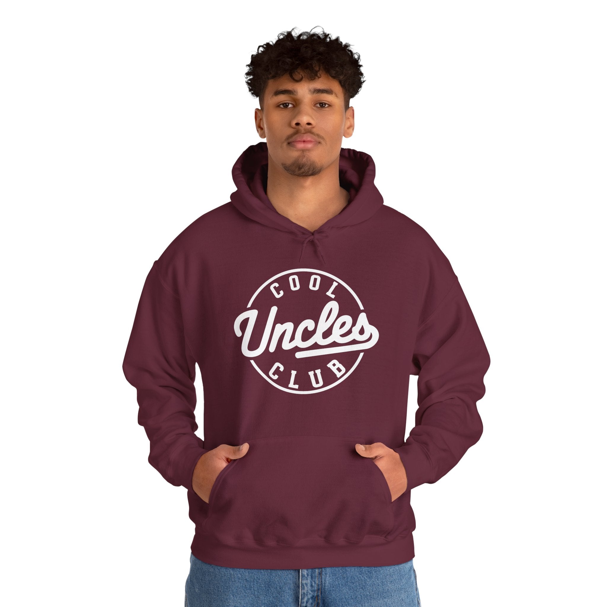 Uncle Hooded Sweatshirt - Cool Uncles Club | Hoodie by atgodanddesigns
