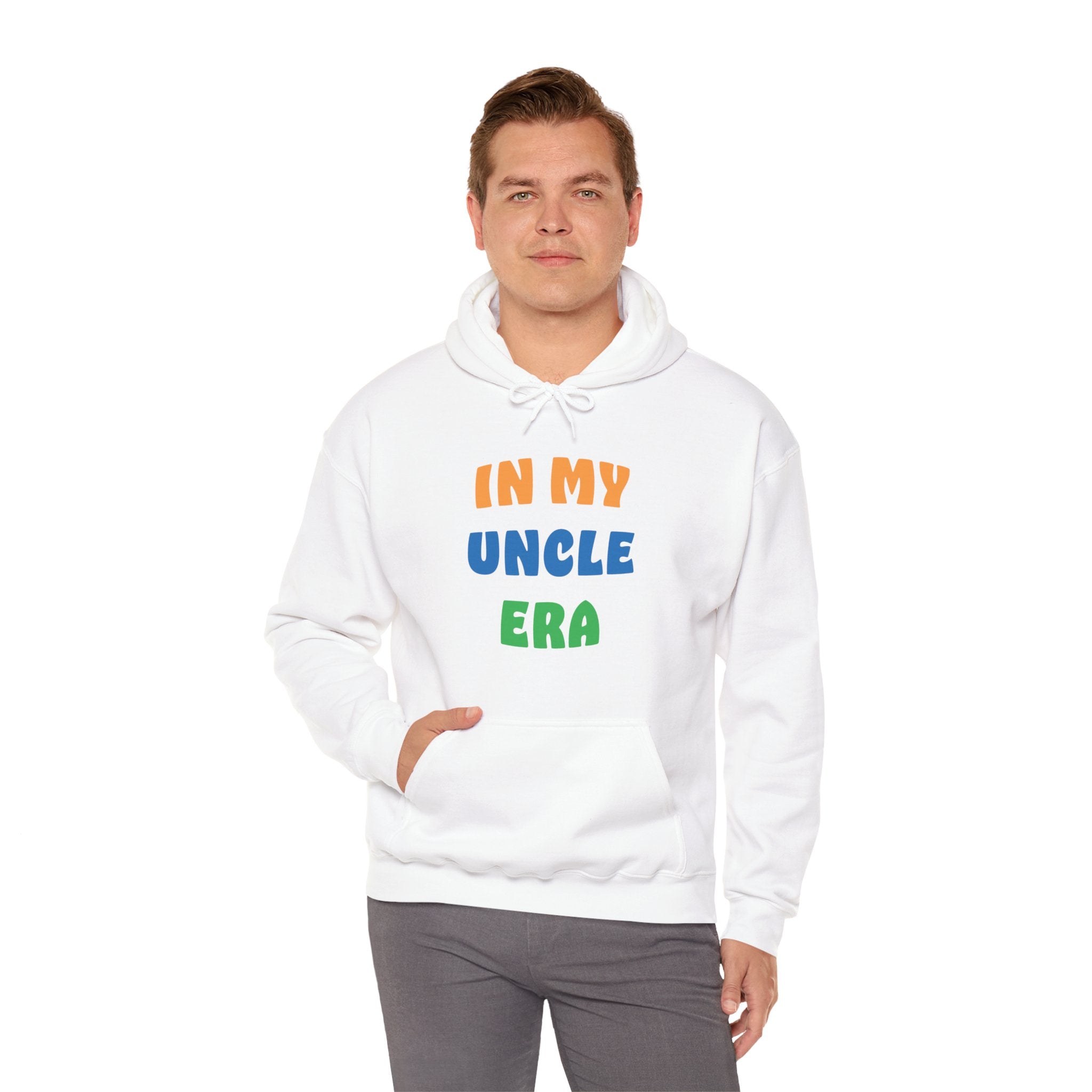 Uncle Hooded Sweatshirt - In My Uncle Era | Hoodie by atgodanddesigns