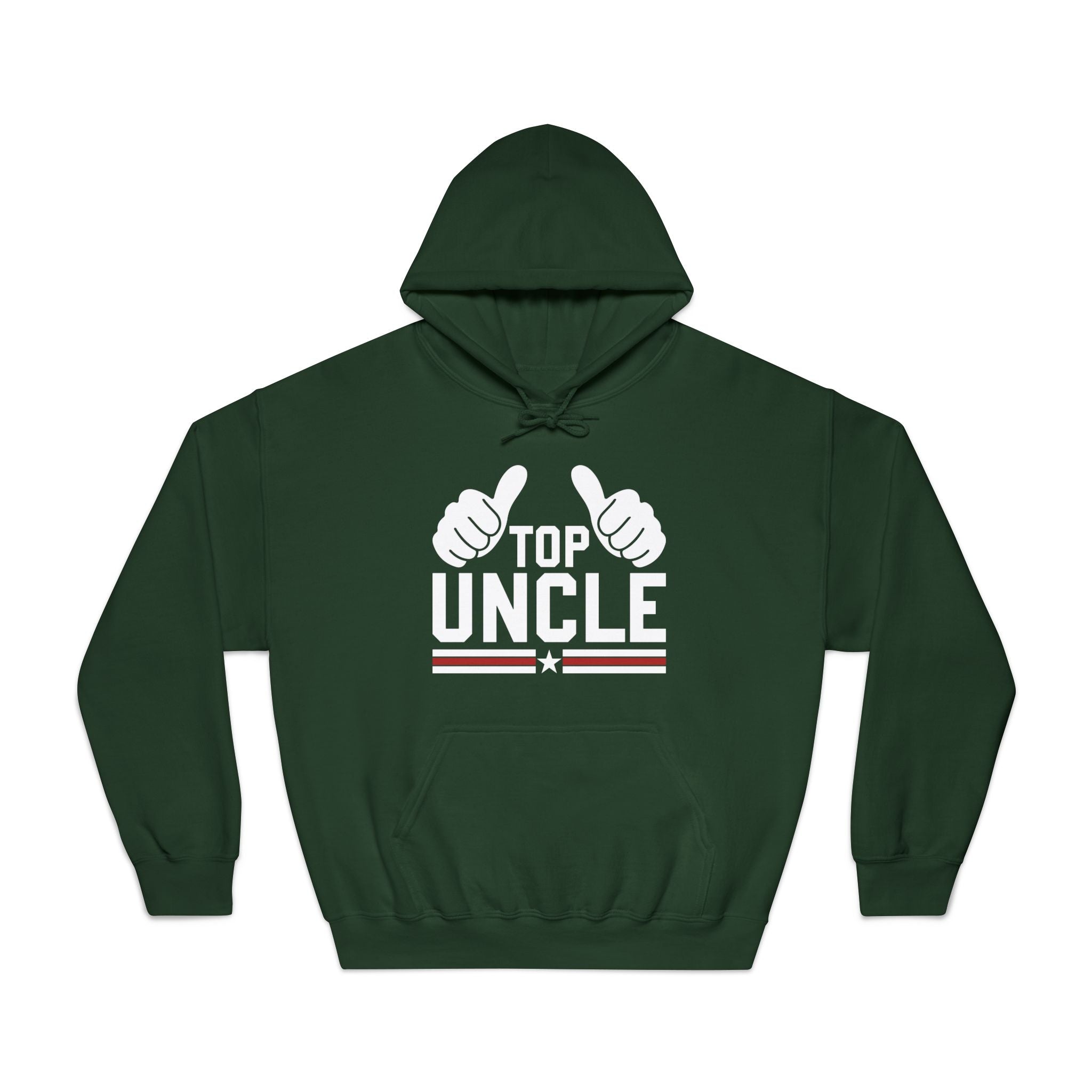 Uncle Hooded Sweatshirt - Top Uncle | Hoodie by atgodanddesigns