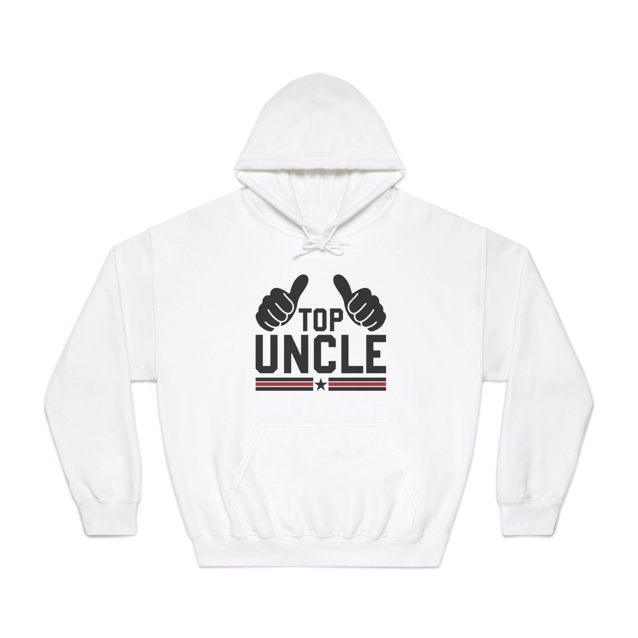 Uncle Hooded Sweatshirt - Top Uncle | Hoodie by atgodanddesigns