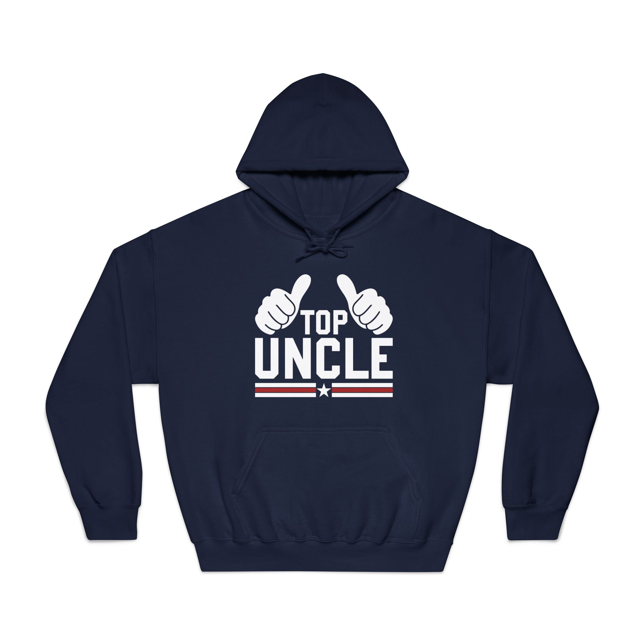 Uncle Hooded Sweatshirt - Top Uncle | Hoodie by atgodanddesigns