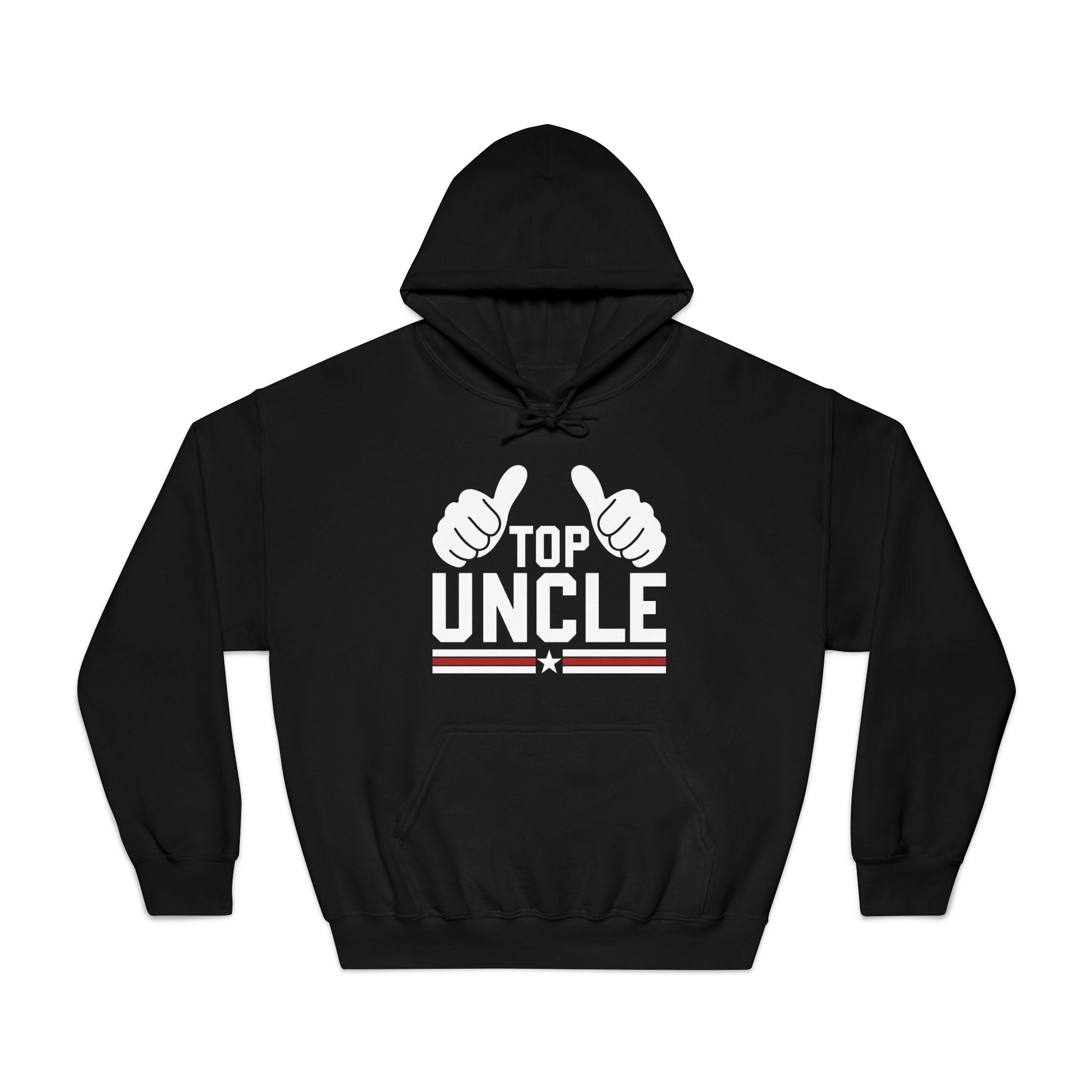 Uncle Hooded Sweatshirt - Top Uncle | Hoodie by atgodanddesigns