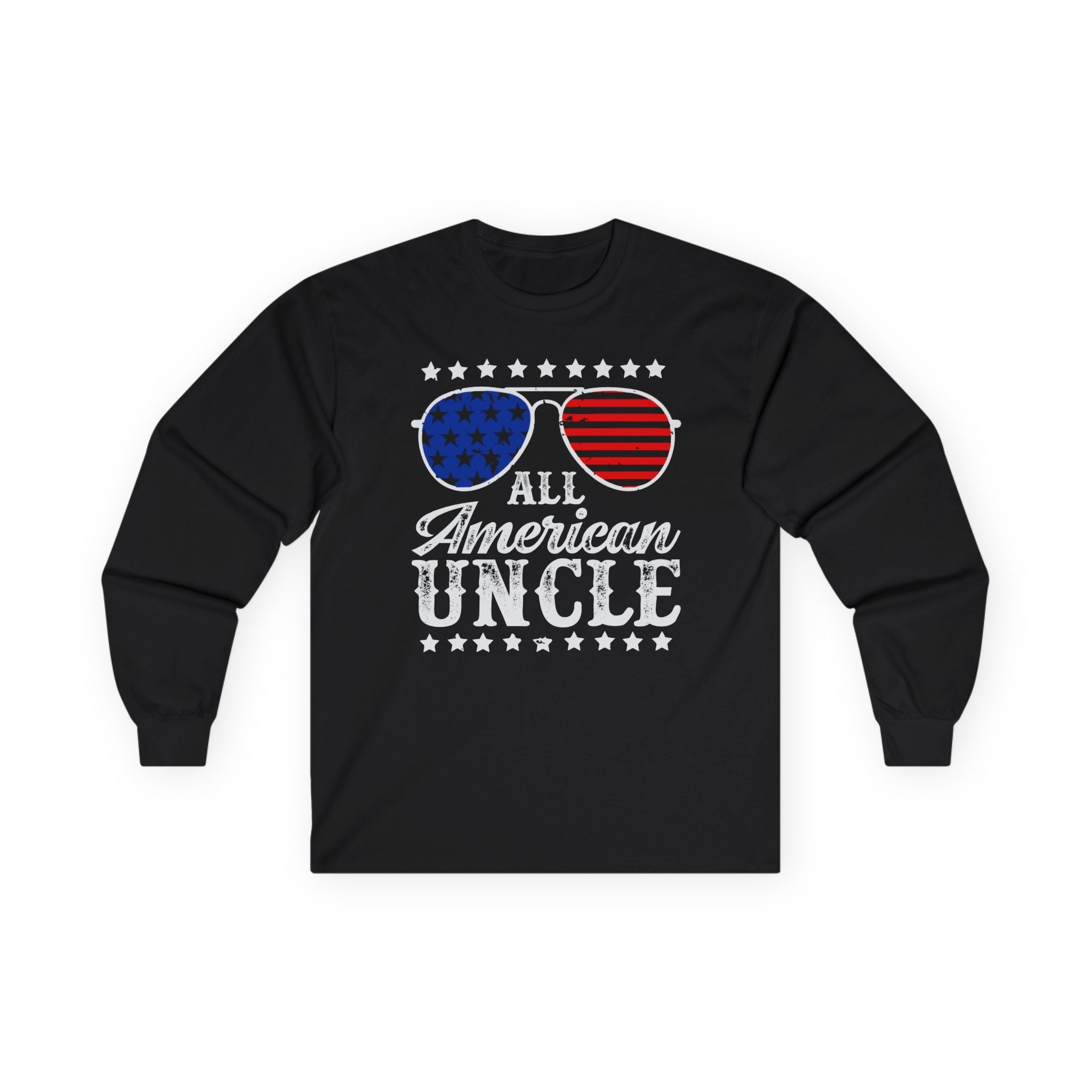 Uncle Long Sleeve - All American Uncle | Long - sleeve by atgodanddesigns