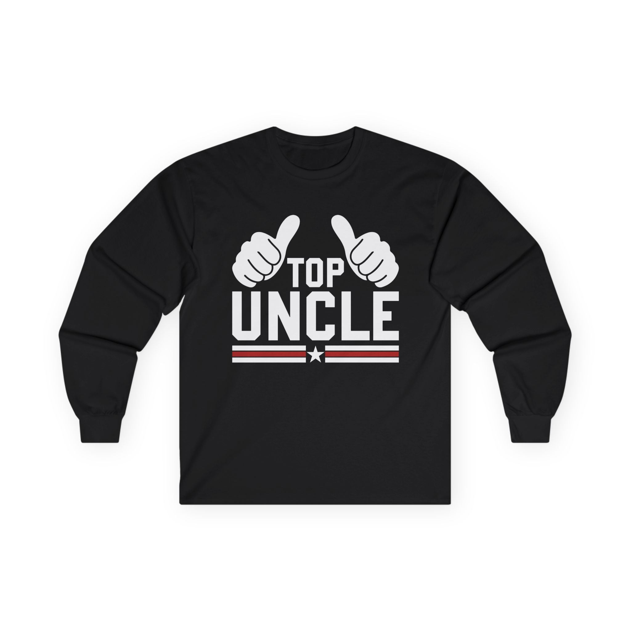 Uncle Long Sleeve T-Shirt - Top Uncle | Long - sleeve by atgodanddesigns