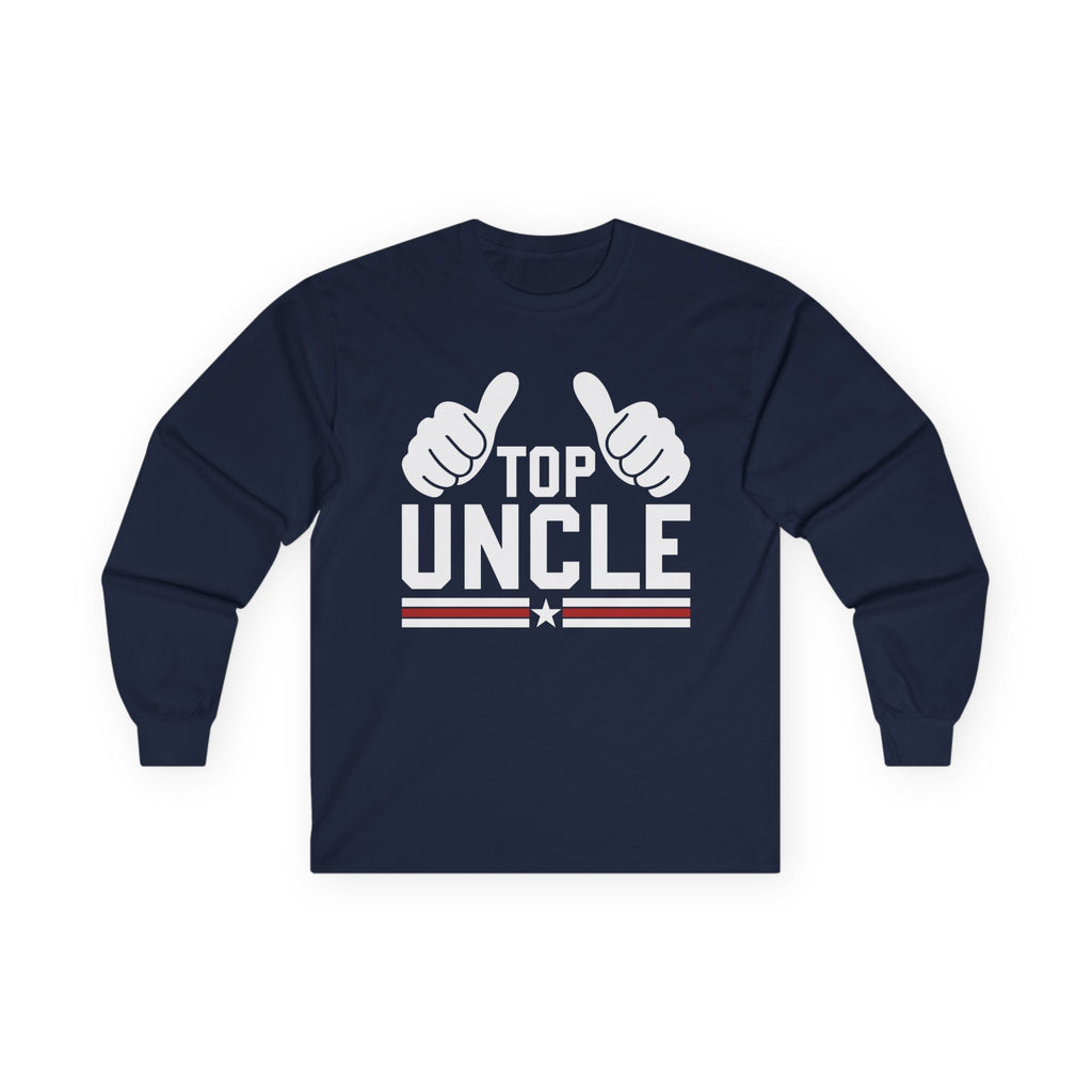 Uncle Long Sleeve T-Shirt - Top Uncle | Long - sleeve by atgodanddesigns