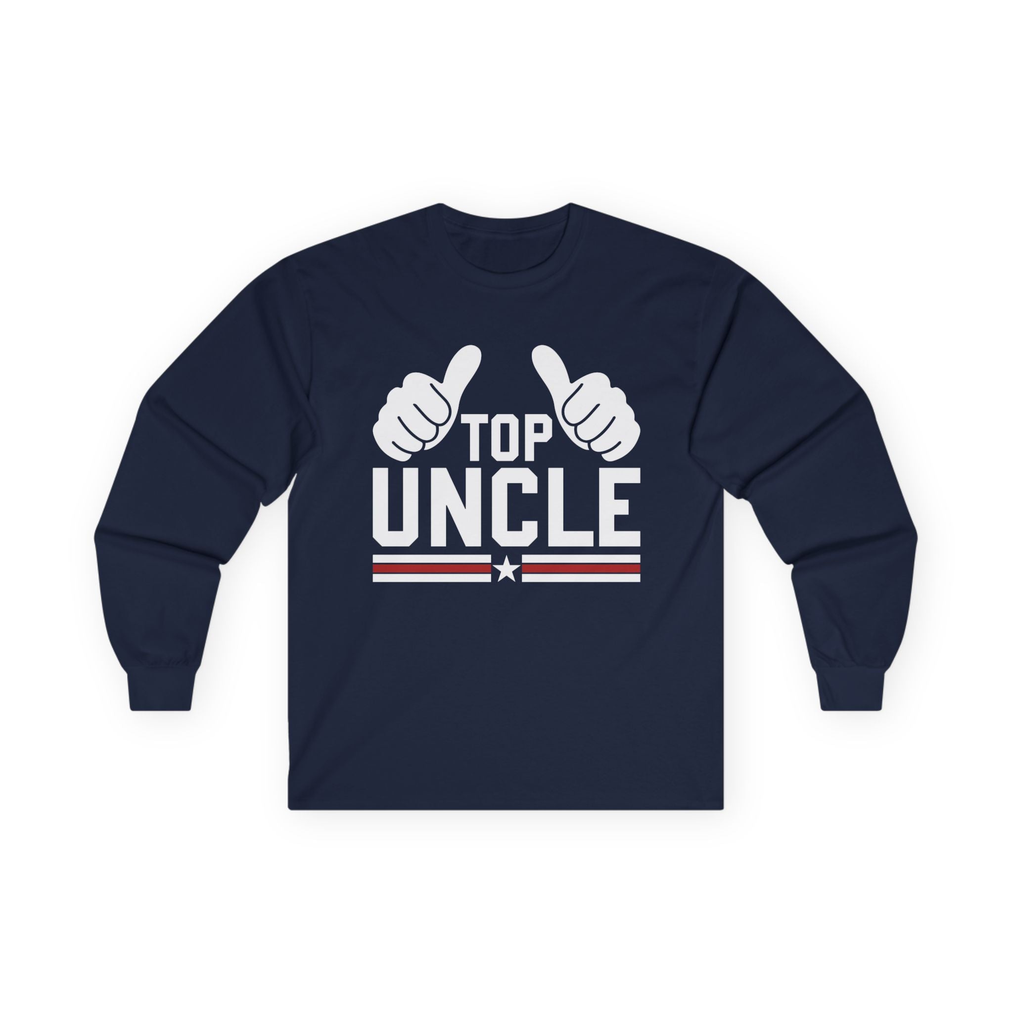 Uncle Long Sleeve T-Shirt - Top Uncle | Long - sleeve by atgodanddesigns
