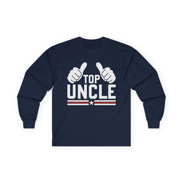 Uncle Long Sleeve T-Shirt - Top Uncle | Long - sleeve by atgodanddesigns