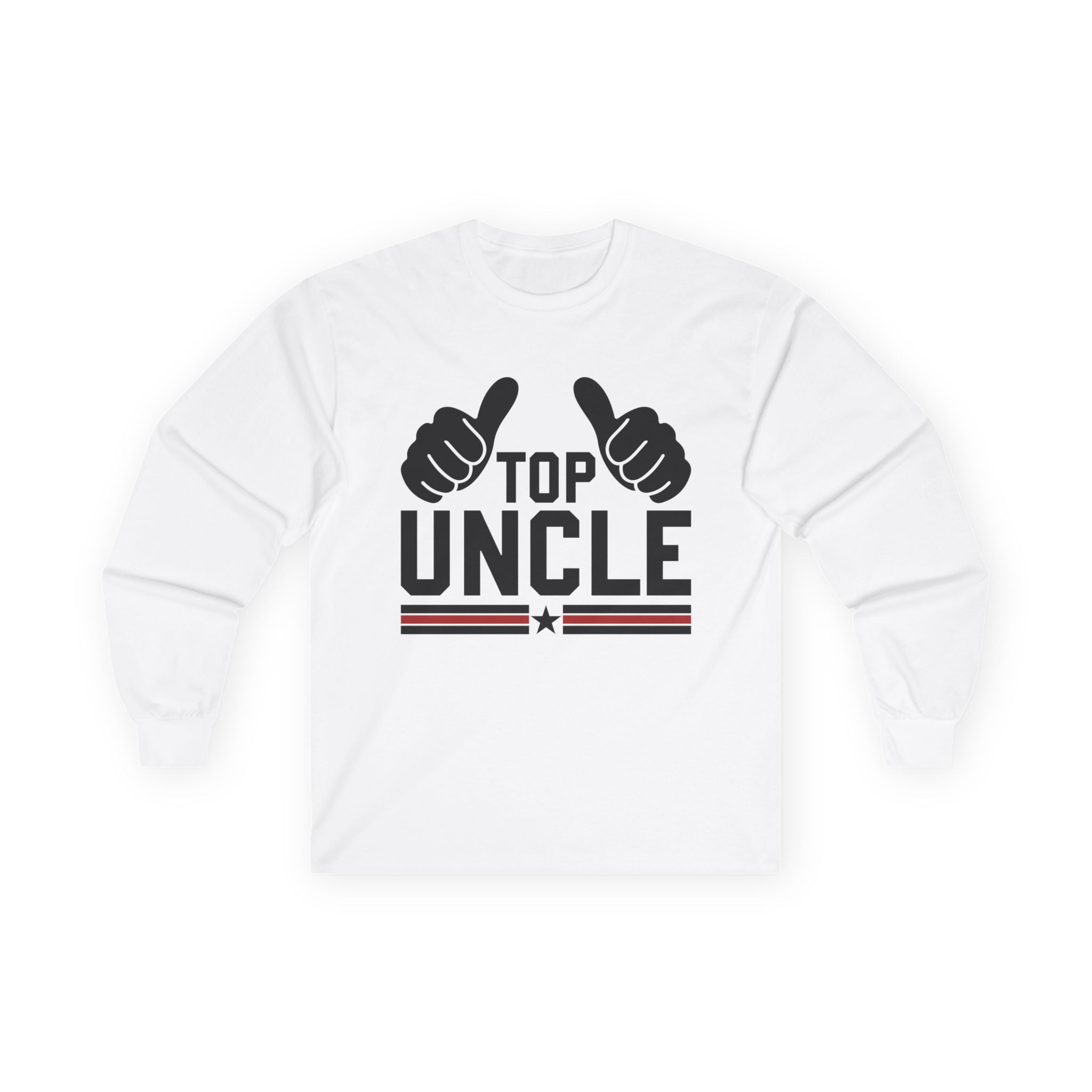 Uncle Long Sleeve T-Shirt - Top Uncle | Long - sleeve by atgodanddesigns