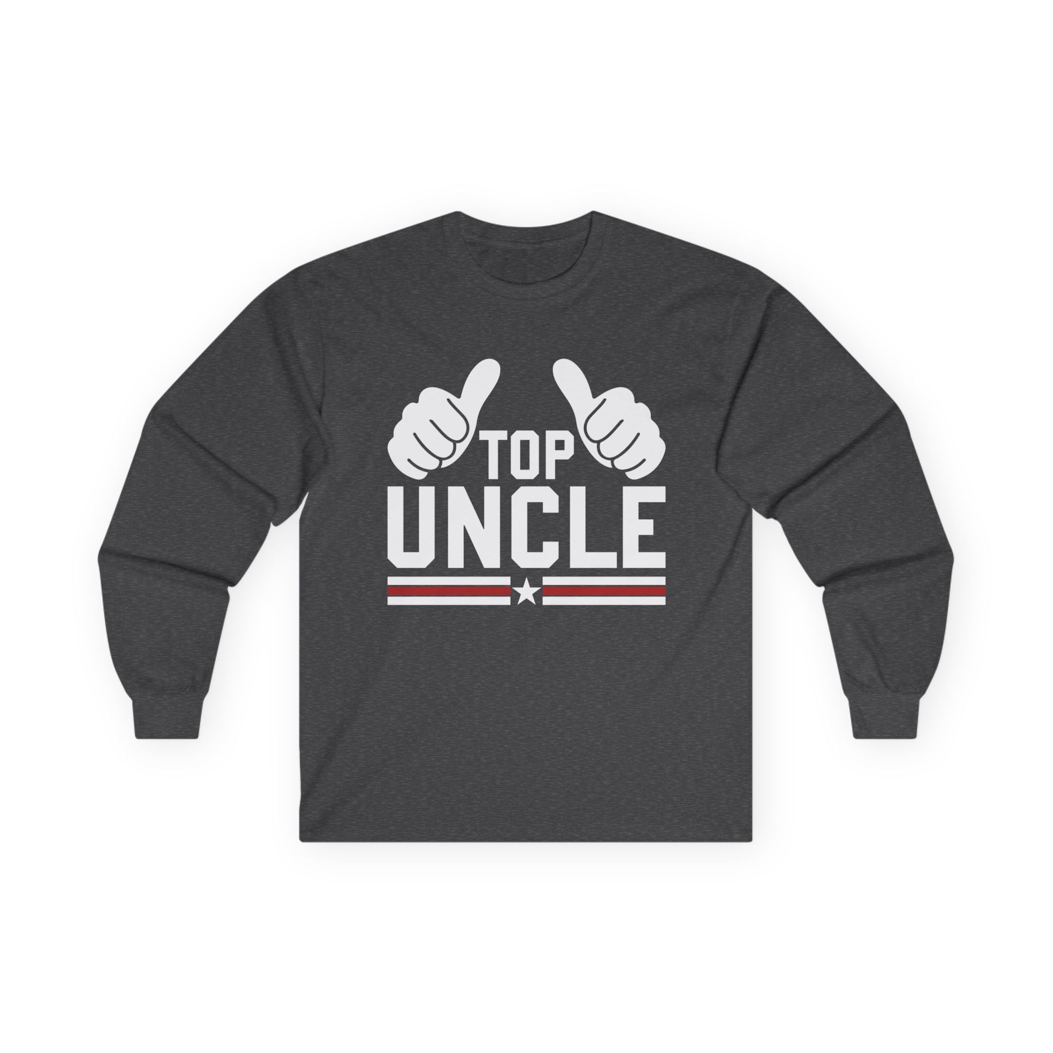 Uncle Long Sleeve T-Shirt - Top Uncle | Long - sleeve by atgodanddesigns