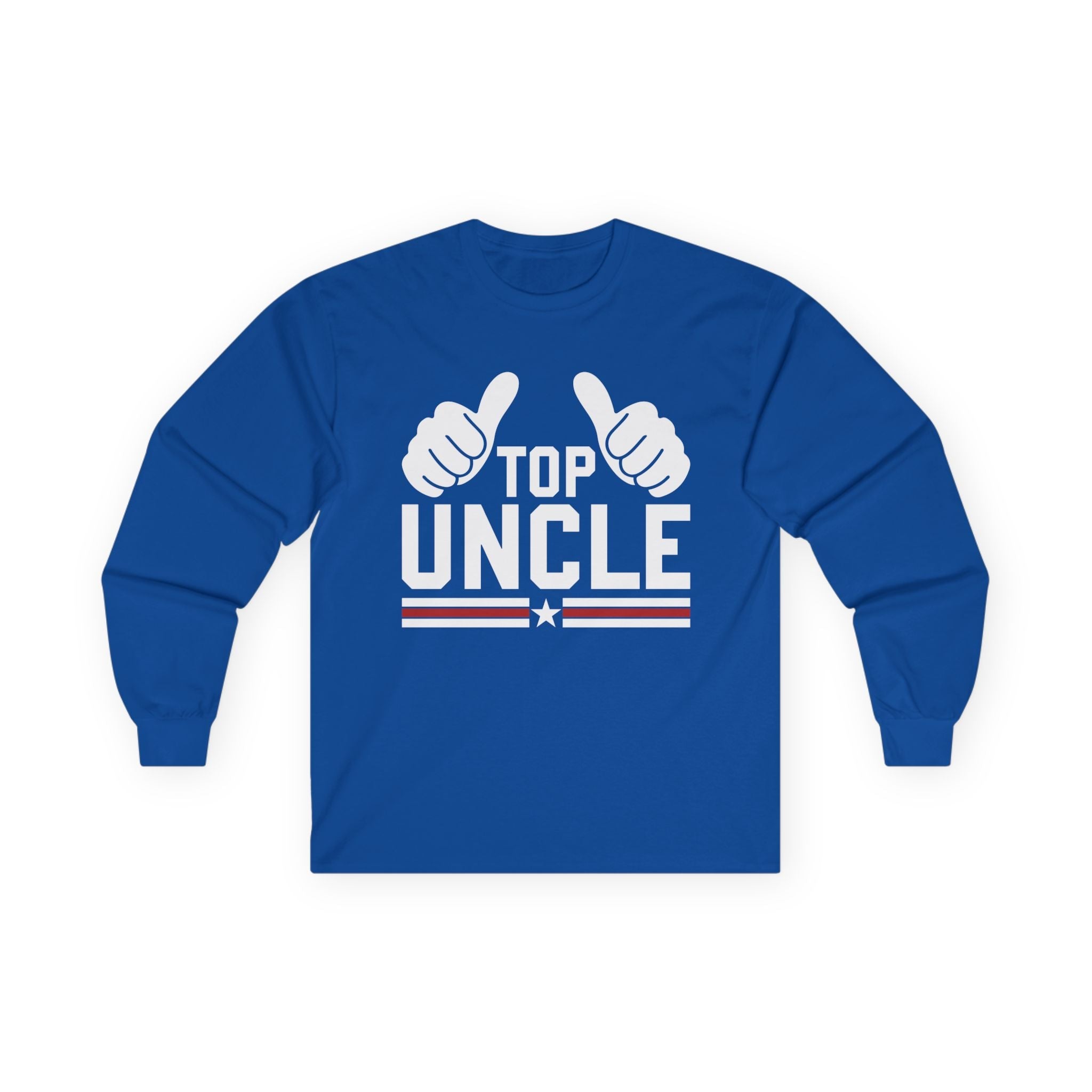 Uncle Long Sleeve T-Shirt - Top Uncle | Long - sleeve by atgodanddesigns