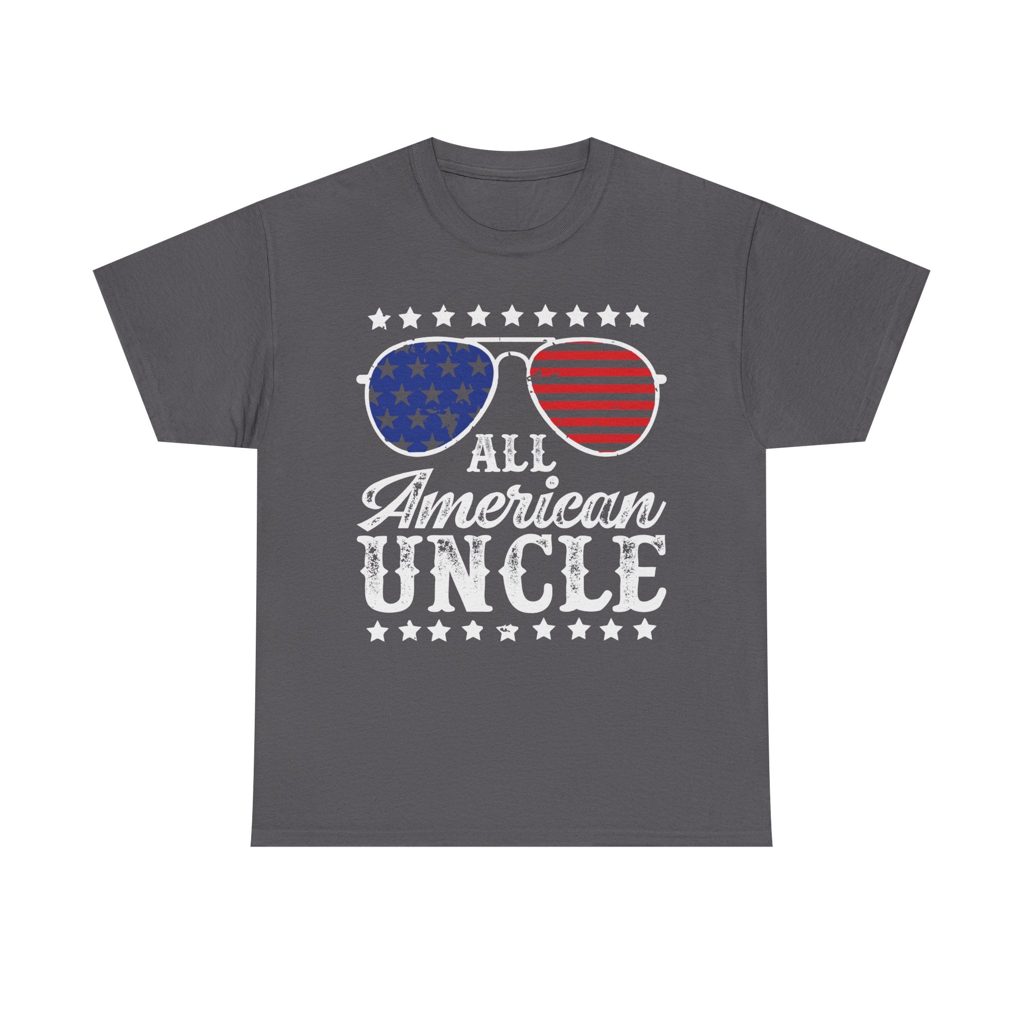 Uncle T-Shirt - All American Uncle | T-Shirt by atgodanddesigns