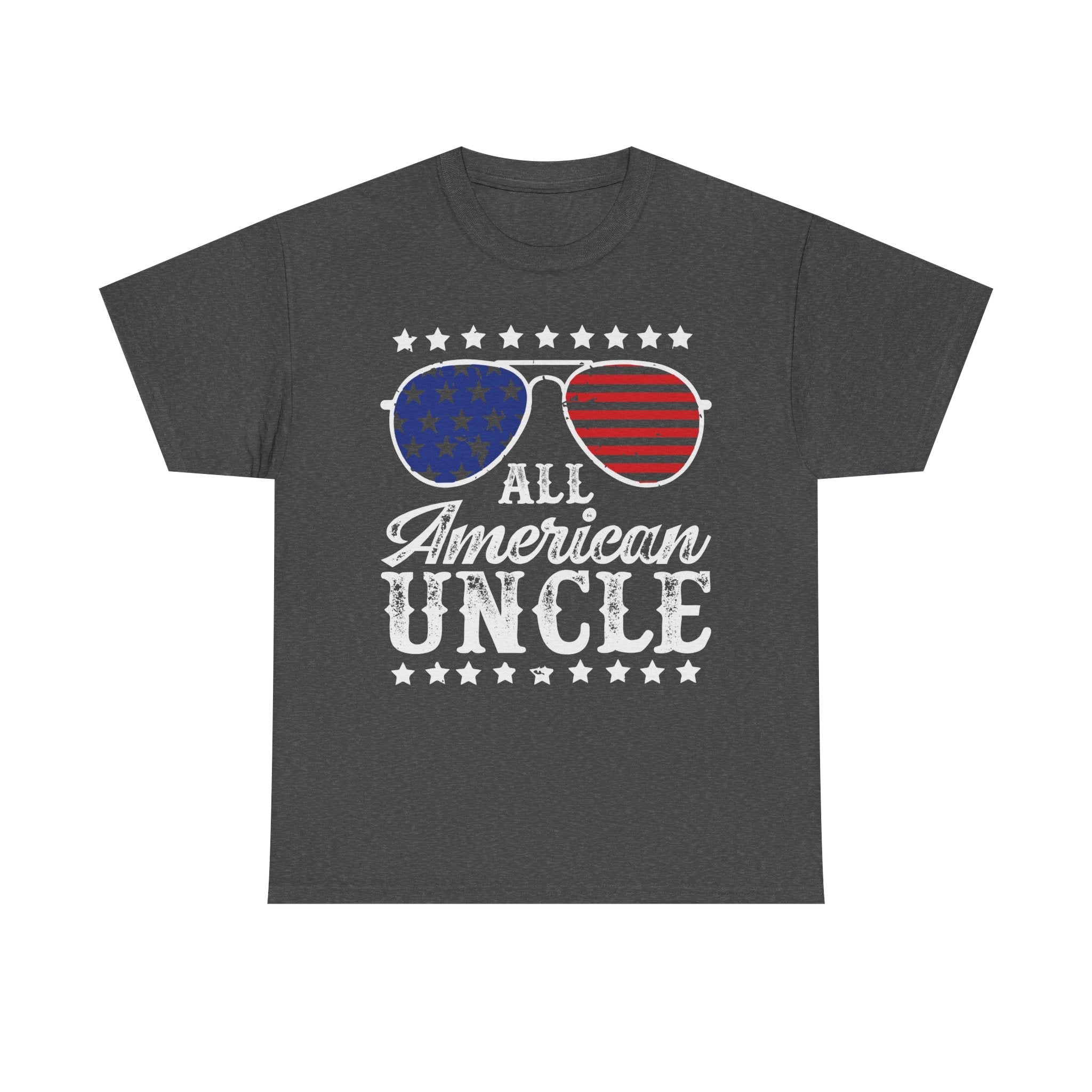 Uncle T-Shirt - All American Uncle | T-Shirt by atgodanddesigns