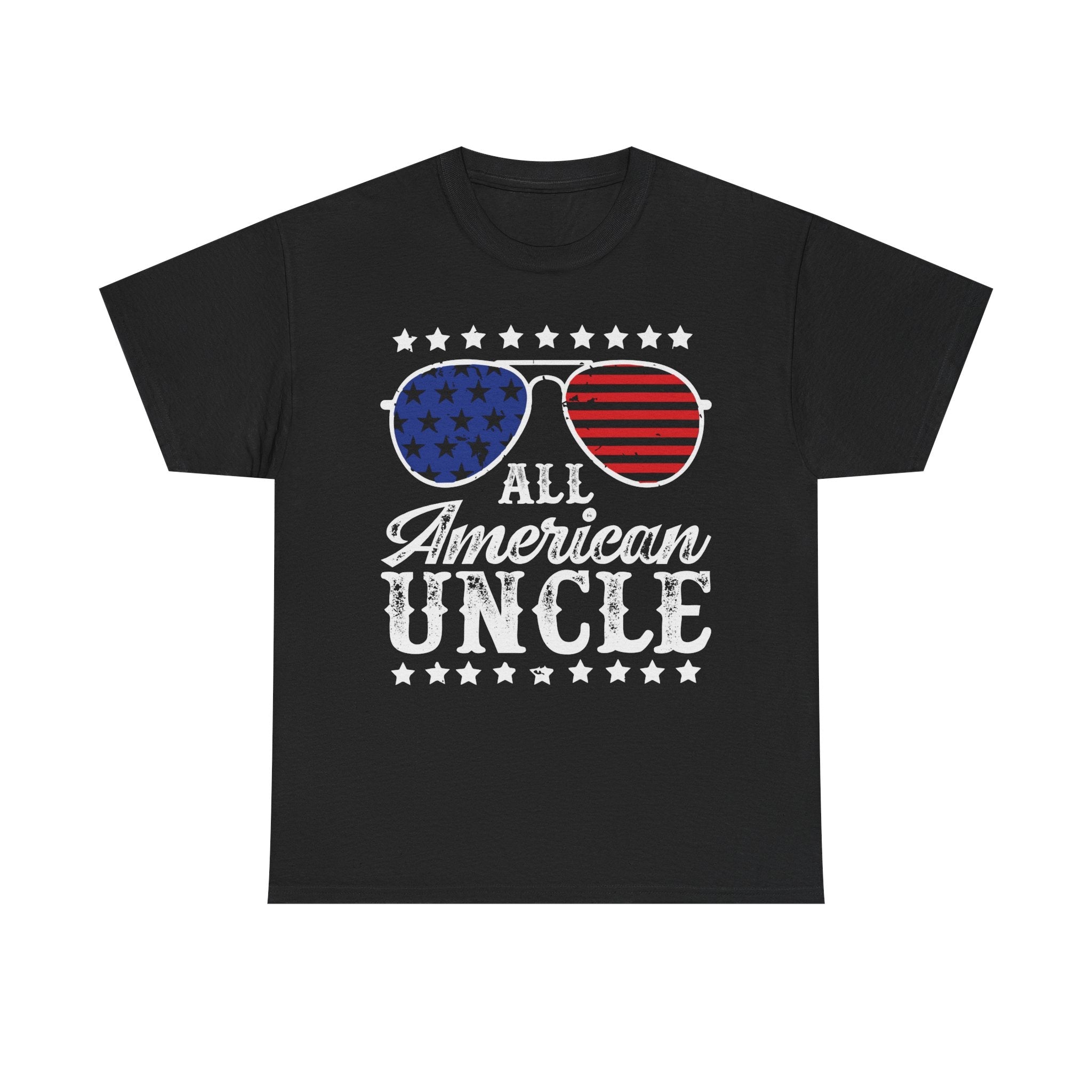Uncle T-Shirt - All American Uncle | T-Shirt by atgodanddesigns