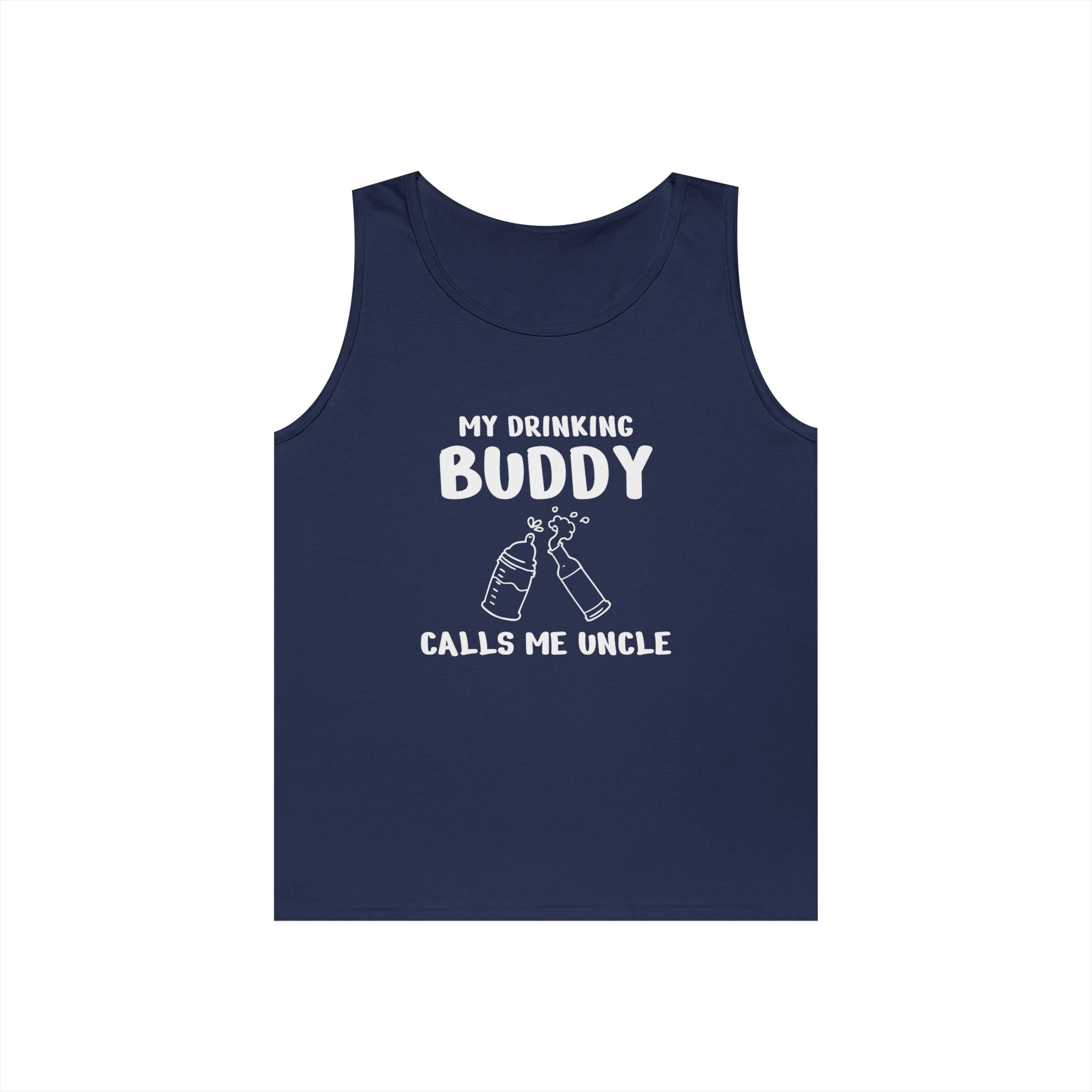 Uncle Tank - My Drinking Buddy Calls Me Uncle | Tank Top by atgodanddesigns
