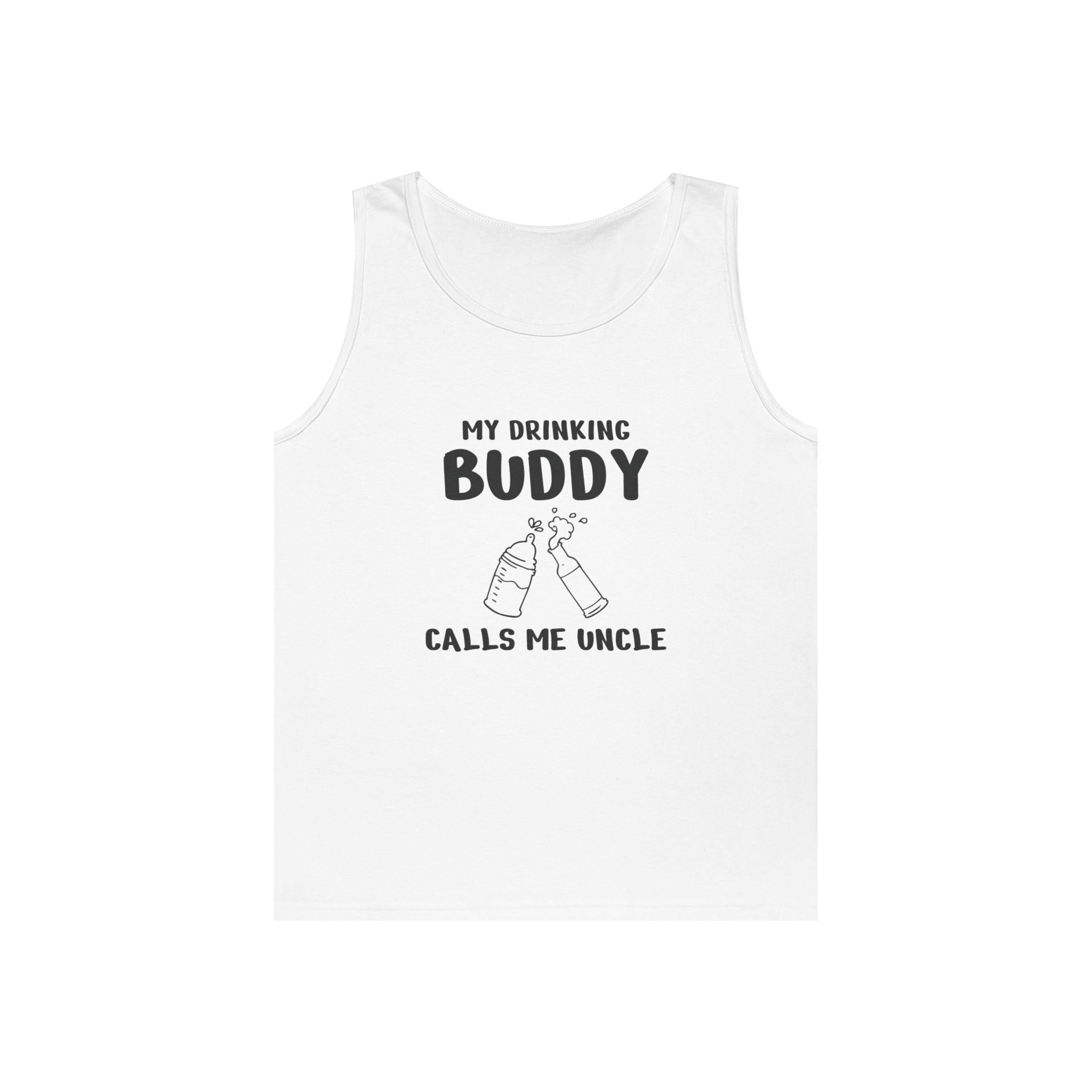 Uncle Tank - My Drinking Buddy Calls Me Uncle | Tank Top by atgodanddesigns