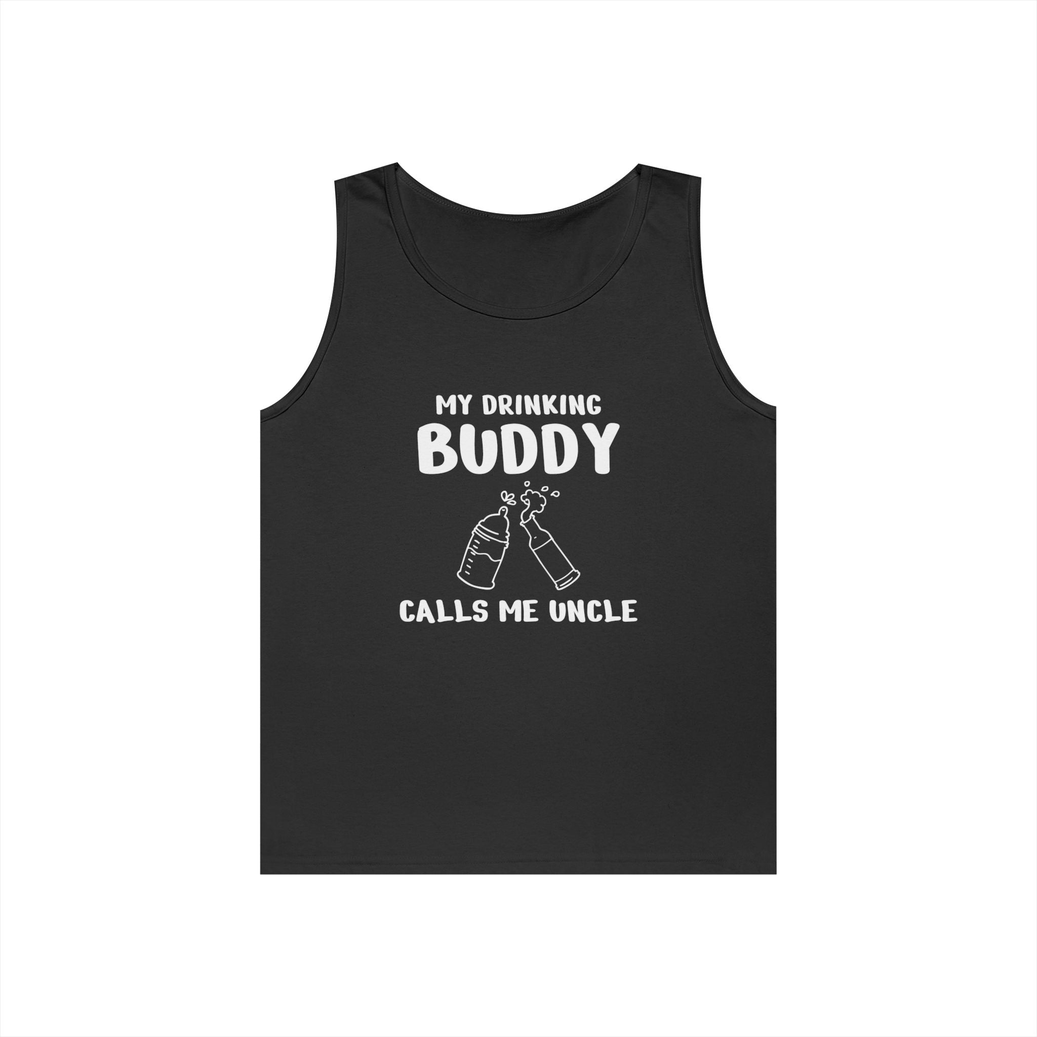 Uncle Tank - My Drinking Buddy Calls Me Uncle | Tank Top by atgodanddesigns