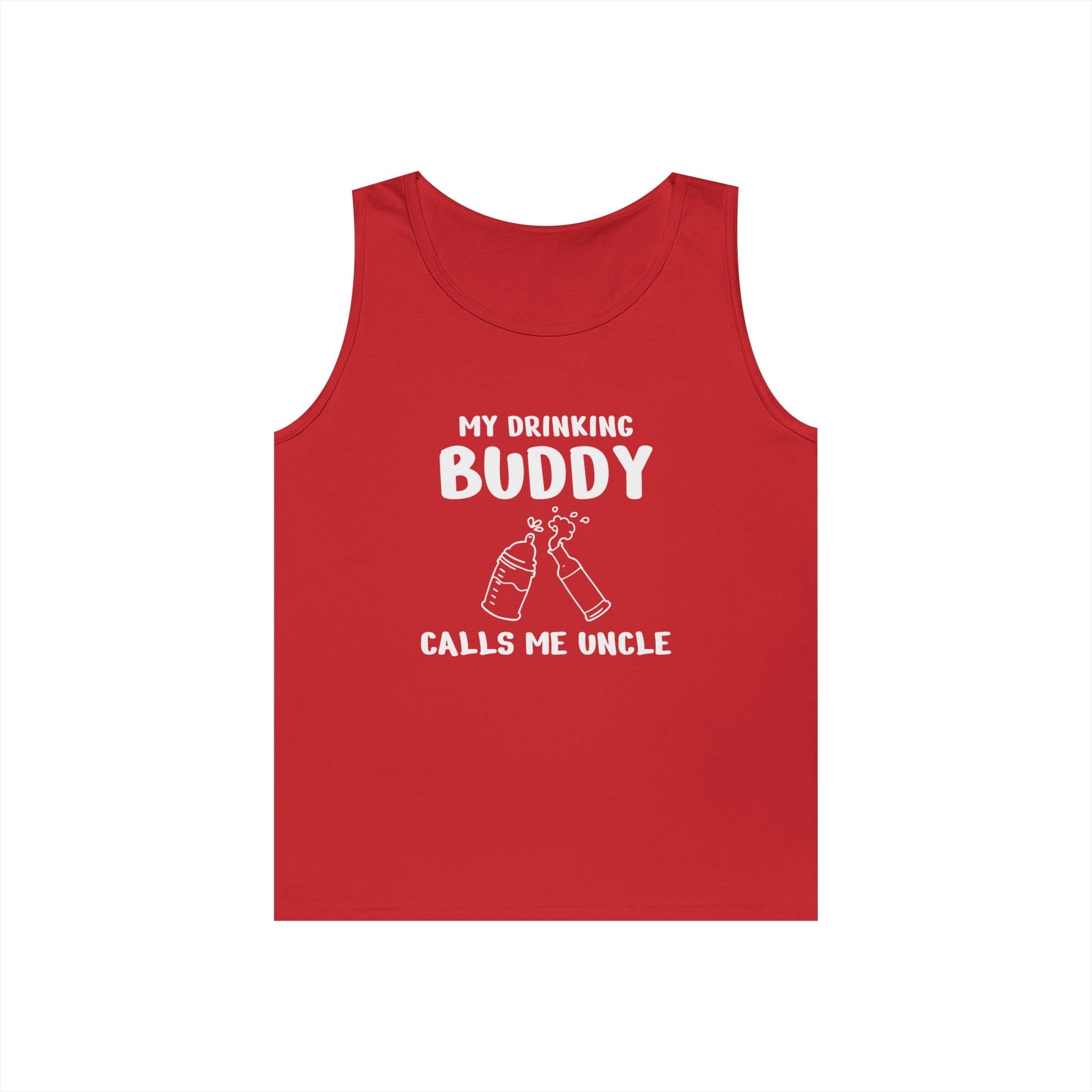Uncle Tank - My Drinking Buddy Calls Me Uncle | Tank Top by atgodanddesigns