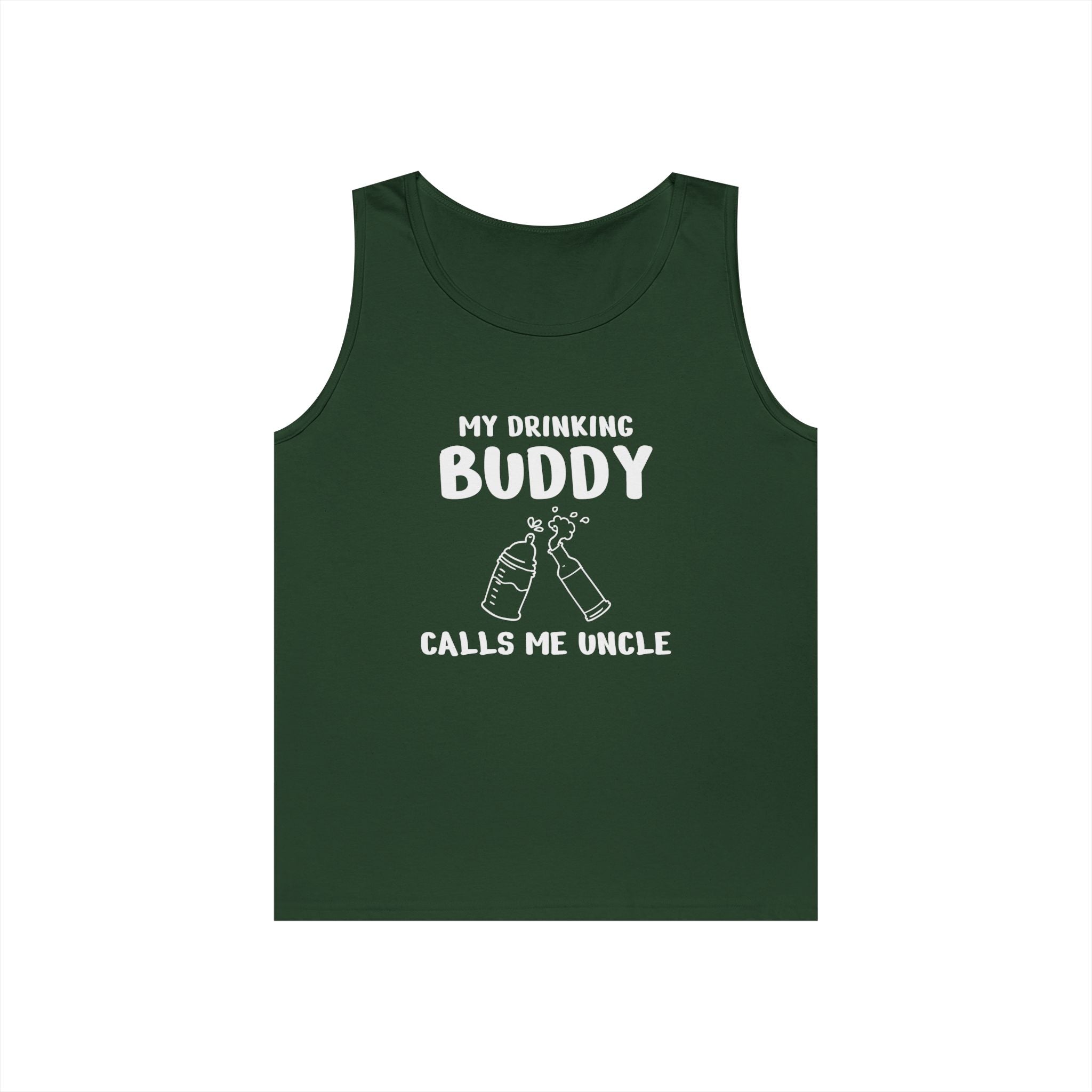 Uncle Tank - My Drinking Buddy Calls Me Uncle | Tank Top by atgodanddesigns