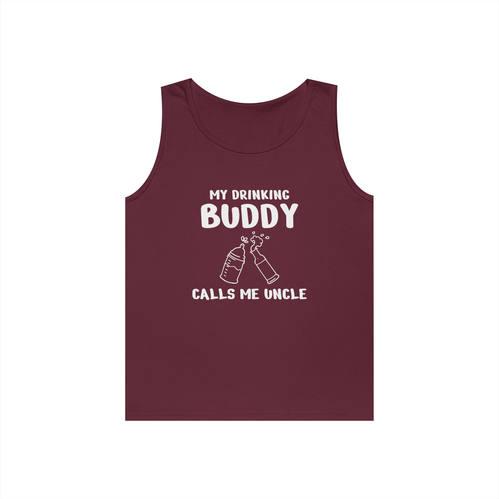 Uncle Tank - My Drinking Buddy Calls Me Uncle | Tank Top by atgodanddesigns