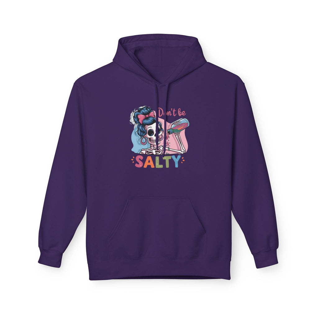 Women's Graphic Fleece Hoodie - Don't Be Salty | Hoodie by atgodanddesigns