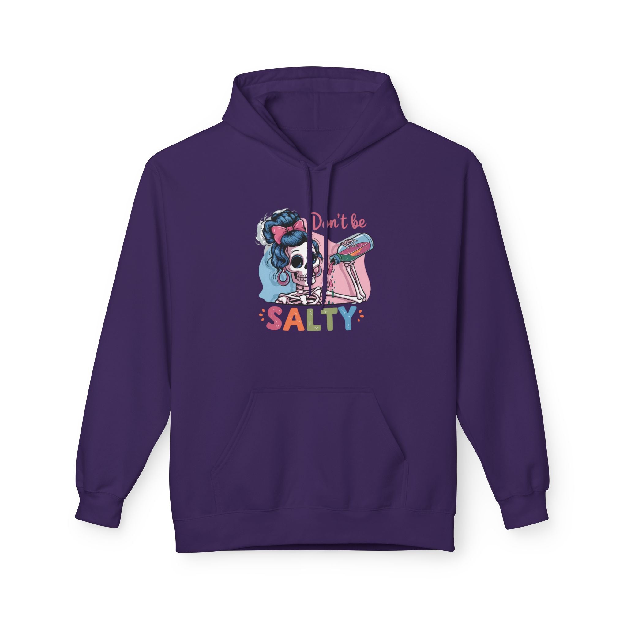 Women's Graphic Fleece Hoodie - Don't Be Salty | Hoodie by atgodanddesigns