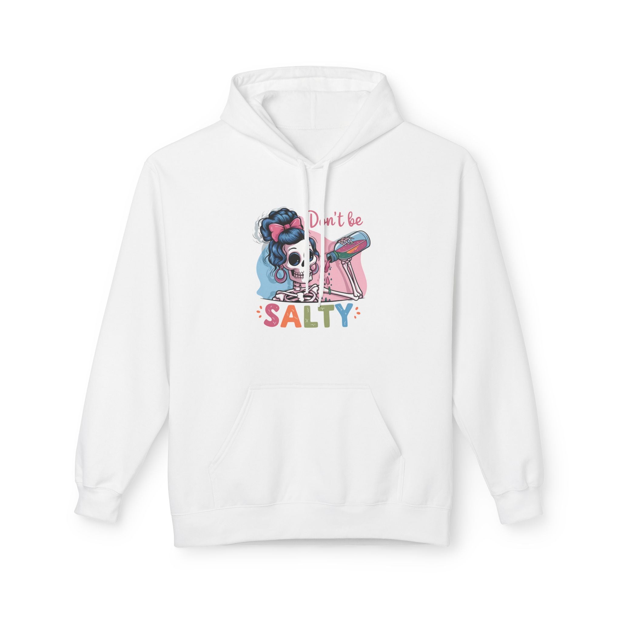 Women's Graphic Fleece Hoodie - Don't Be Salty | Hoodie by atgodanddesigns